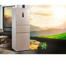 【新品】美的（Midea）冰箱三门 小型家用 无霜变频冰箱 三门冰箱 BCD-252WTPM(E)