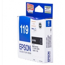 爱普生(Epson)T1191 大容量黑色墨盒 C13T119180(适用650FN/70/1100)