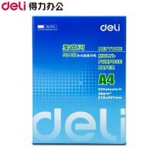 得力(deli) 7413 A4 莱茵河复印纸 80g 500张/包 单包装
