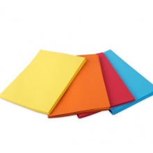 得力(deli) 7393A4 深蓝色彩色复印纸 80g 100张/包 单包装