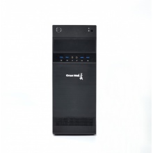 长城 俊杰BD348 台式电脑 黑色 I3-7100/8G DDR4/1T/集成显卡/19.5 LED宽屏显示器