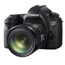 佳能(Canon)EOS 6D 全画幅数码单反相机 24-70mmf4L IS镜头套装 送相机包