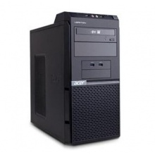 宏碁(acer)D430台式机 商务办公电脑(i3-7100/4G/1T/21.5英寸液晶显示器)