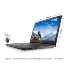 戴尔（DELL）成就3000系列 vostro 15-3568 15.6英寸商务办公学习高清屏笔记本黑色（I5-8250U/4G/256G固态）