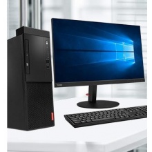 联想 启天M415-B022 G4400/4G/500G/无光驱/集显/DOS/19.5寸显示器 商用办公电脑 台式机电脑