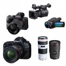 5D4 24-70f4另加16-35及70-200镜头/a7m3 28-70/索尼AX700摄像机及索尼Z150摄像机