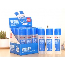 得力(deli)125ml高粘度通用液体胶水 12只装 7303