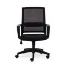 转椅升降椅 黑色 带靠背扶手