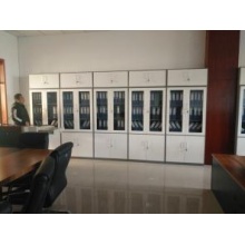 大玻璃文件柜 900*390*1800mm 加顶柜