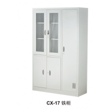 东之信玻璃文件柜档案柜 三门 1850*970*390mm