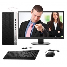 惠普(HP)480 G4 MT 台式计算机 台式电脑 (酷睿I5-7500/1TB/ 4G/无光驱/集成显卡/19.5寸液晶屏)