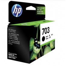 惠普(HP)CD887AA 703号黑色墨盒(适用DJ F735 D730 K109a/g K209a/g Photosmart K510a)