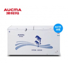 澳柯玛（AUCMA）BC/BD-447SH 447升 冰柜家用商用 冷藏冷冻大容量卧式冷柜