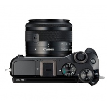 佳能(Canon)EOS M6(15-45镜头)摄像机(包括卡,屏,电池,包)