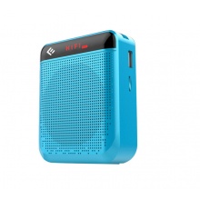 伊菲尔（Eifer） 便携式扩音器 小蜜蜂扩音器教学专用教师导游 插卡播放器 唱戏机 天空蓝 有线版