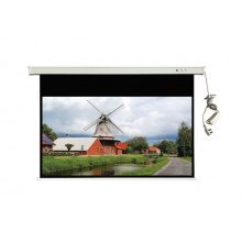 红叶(Redleaf)150英寸16:9遥控电动投影幕布（玻纤幕 白玻纤家用幕布）