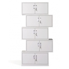 三德B-57文件柜铁皮柜资料柜带锁钢制文件柜财务凭证柜分五节