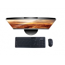 联想(Lenovo) AIO520-24致美窄边框家用办公23.8英寸大屏一体机 I3-7020U 4G 1T 2G独显 黑色