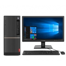 联想 扬天T4900D 台式机电脑 19.5英寸 (I5 7400 4G 500G DVDRW Windows系统)