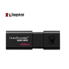 金士顿（Kingston）128GB USB3.0 U盘 DT100G3 黑色 滑盖设计 时尚便利