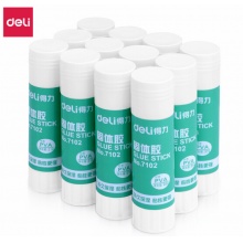 得力(deli)7102 PVA材质固体胶水/胶棒21g 12支/盒