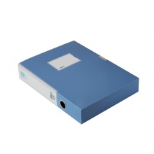 得力 5683 档案盒 55mm 蓝 (12个/箱)(计价单位:个)