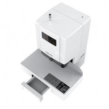 得力（deli）14601 激光定位自动会计财务凭证装订机 热熔胶铆管装订机电动档案文件打孔机 激光定位，快速定位，50mm轻松装订，触屏设计，时尚清新