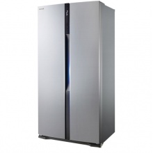 松下(Panasonic)风冷无霜银离子除味功能家用多门三门对开门冰箱 570升银色NR-W56S1