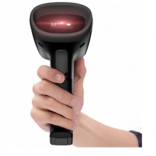 得力(deli)无线一二维码 医药药品农资农药扫描扫码枪 收银微信收款手机支付条形码扫码器快递条码枪14950W黑