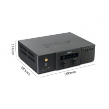 狮乐AV-2011B/BX-105会议室音响组合套装背景音乐培训会议音响系统蓝牙功放壁挂音箱 2011B+105*2+SH-20