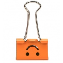 彩色长尾夹金属票夹4#