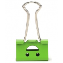 彩色长尾夹金属票夹4#