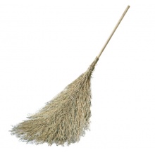 户外环卫物业小区庭院公园街道清洁大号带把竹扫把大笤帚 木柄大号5斤