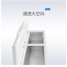 澳柯玛（AUCMA）560升大容量冷柜 商用冰柜单温冷藏冷冻双门卧式大冷柜BC/BD-560