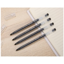 晨光(M&G)文具0.5mm黑色中性笔 巨能写大容量签字笔 笔杆笔芯一体化水笔 12支/盒