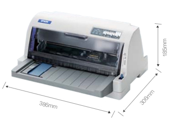 产品外观尺寸 - Epson LQ-730KII产品规格
