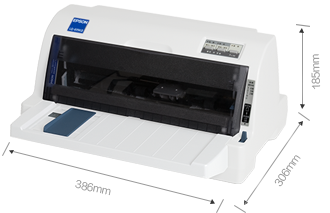 产品外观尺寸 - Epson LQ-615KII产品规格