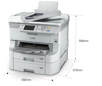 产品外观尺寸 - Epson WF-8593产品规格